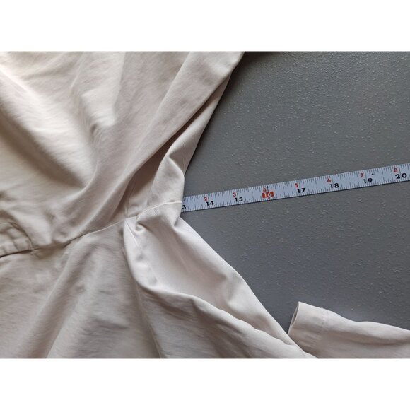 Dockers Womens ChinoPants 10 Short Beige Ideal Fit Mid Rise Wide Leg Preppy - Picture 8 of 8